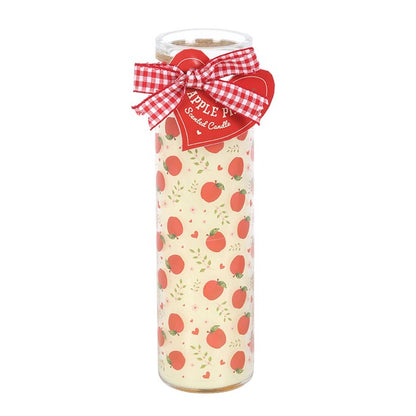 Apple Print Apple Pie Tube Candle