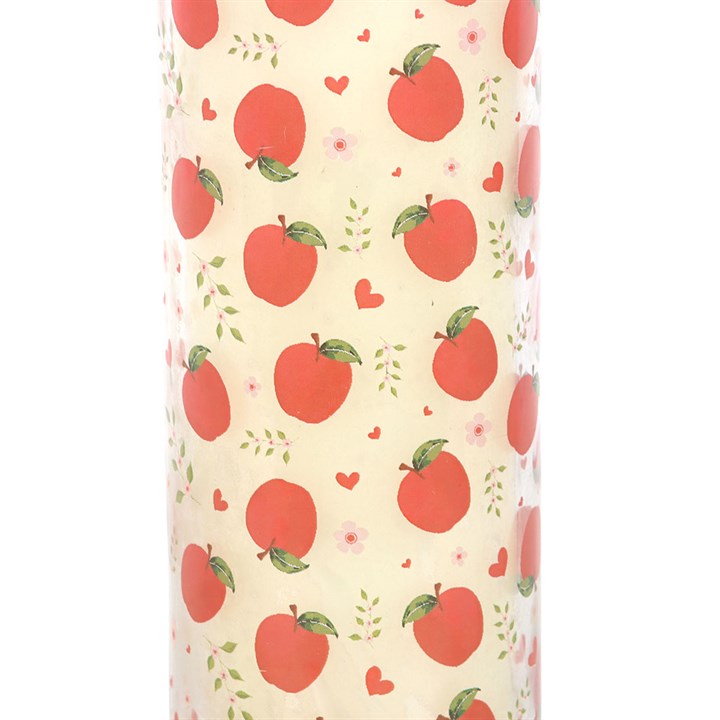 Apple Print Apple Pie Tube Candle