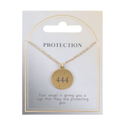 444 Angel Number Protection Necklace