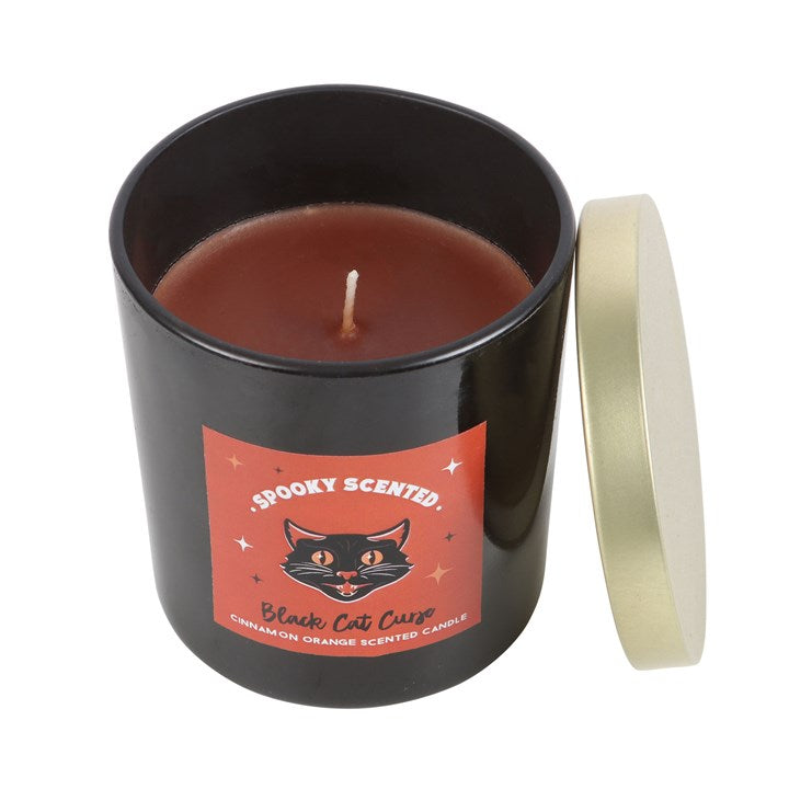 Black Cat Curse Cinnamon Orange Candle