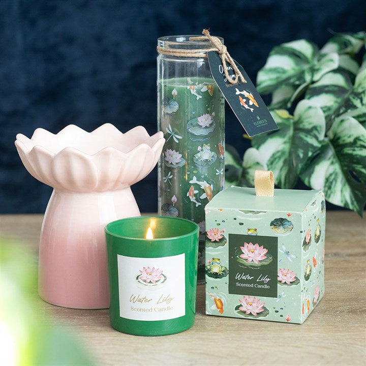 Pond Print Oriental Jasmine Tube Candle