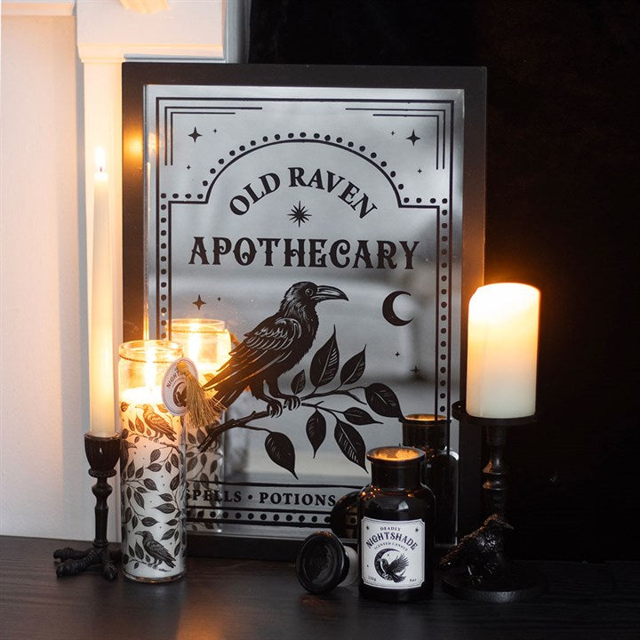 Mystic Raven Deadly Nightshade Tube Candle