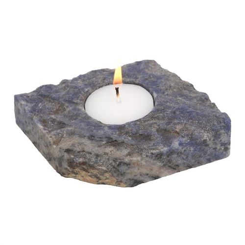 Genuine Sodalite Candle Tealight Holder