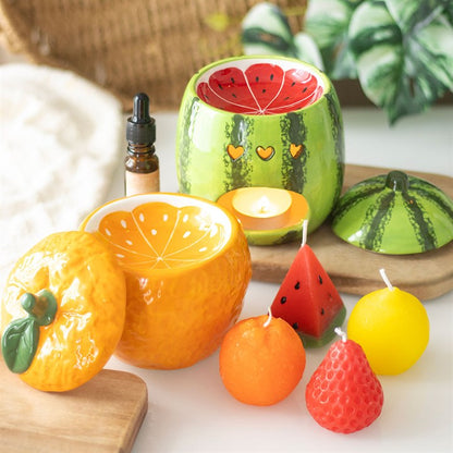 Set of 4 Fruit Shaped Candles