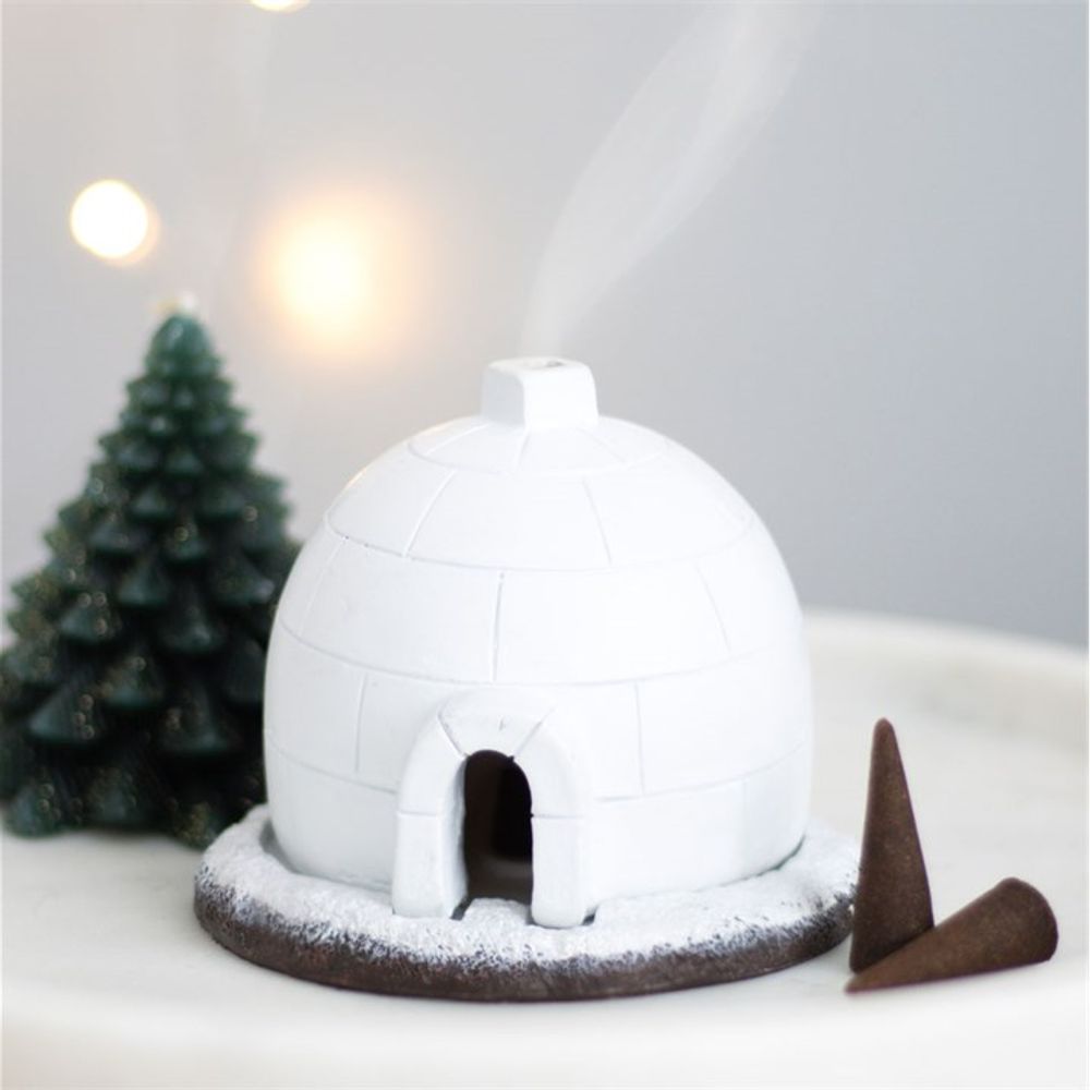 Winter Igloo Incense Cone Burner