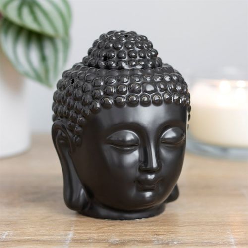 Black Buddha Head Oil Burner