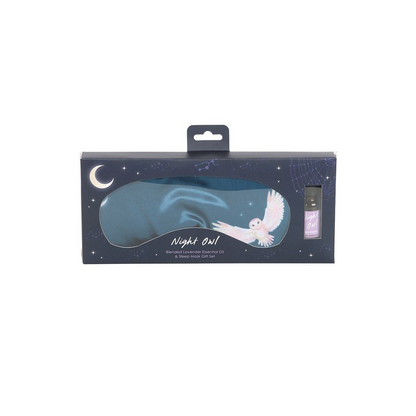 Owl Sleep Mask and Essential Oil Gift Set