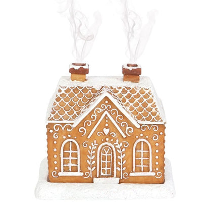 Gingerbread House Incense Cone Burner