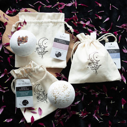 Herbal Clary Sage Bath Bomb Gift Set