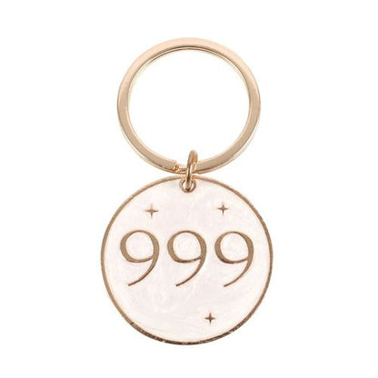 999 Angel Number Keyring