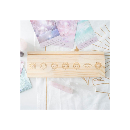 Natural Seven Chakras Tarot Card Stand