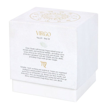 Virgo Sandalwood & Patchouli Gemstone Zodiac Candle