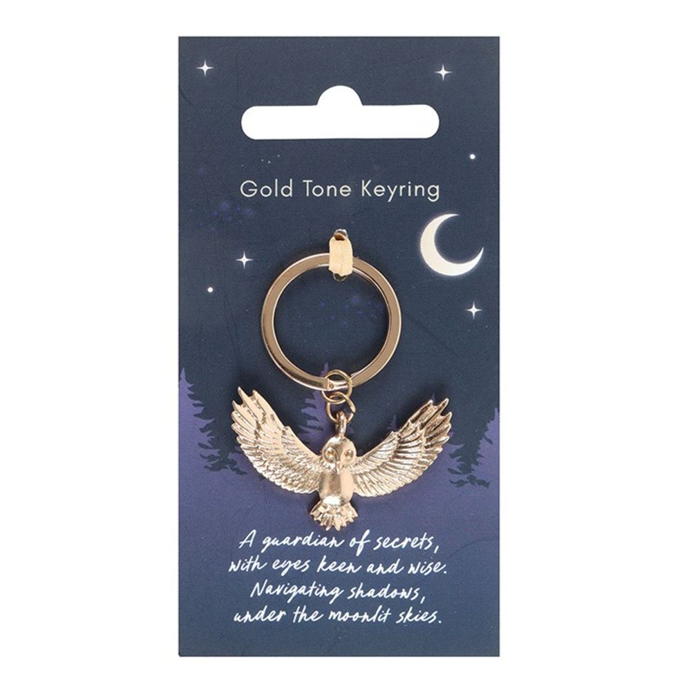 Owl Metal Keyring