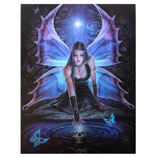 Gothic fairy Canvas Plaque by Anne Stokes