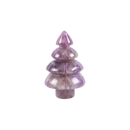 Amethyst Crystal Christmas Tree in a Bag