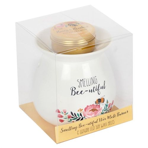 Large Smelling Bee-utiful Wax Melt Burner Gift Set