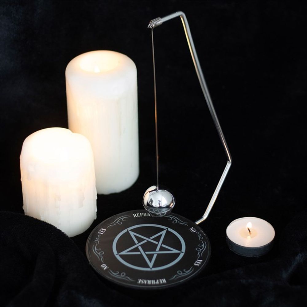 Gothic Pentagram Pendulum Decision Maker  Psychic board Ouija board Psychic board