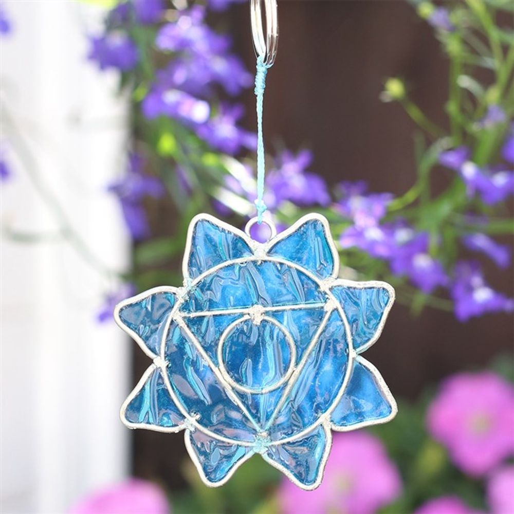 Throat Chakra Symbol Mini Suncatcher