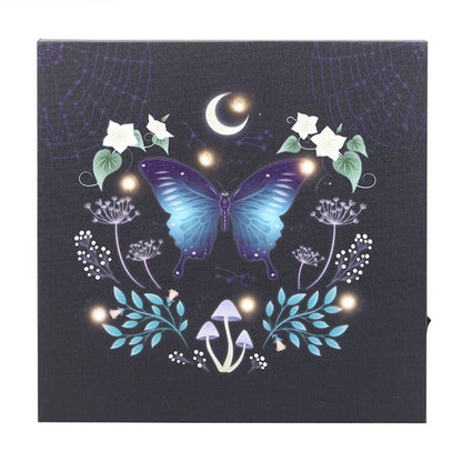 Night Owl Light Up Canvas Plaque