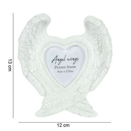 Glitter Angel Wing Photo Frame