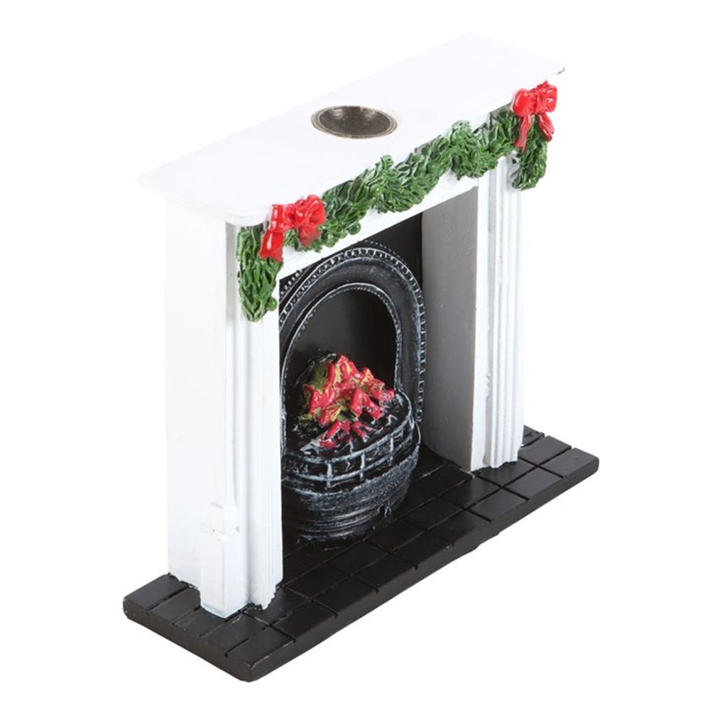 Christmas Fireplace Backflow Incense Burner