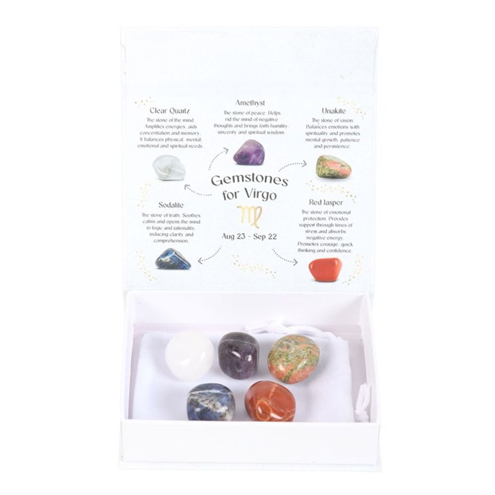 Virgo Crystal Tumblestone Set