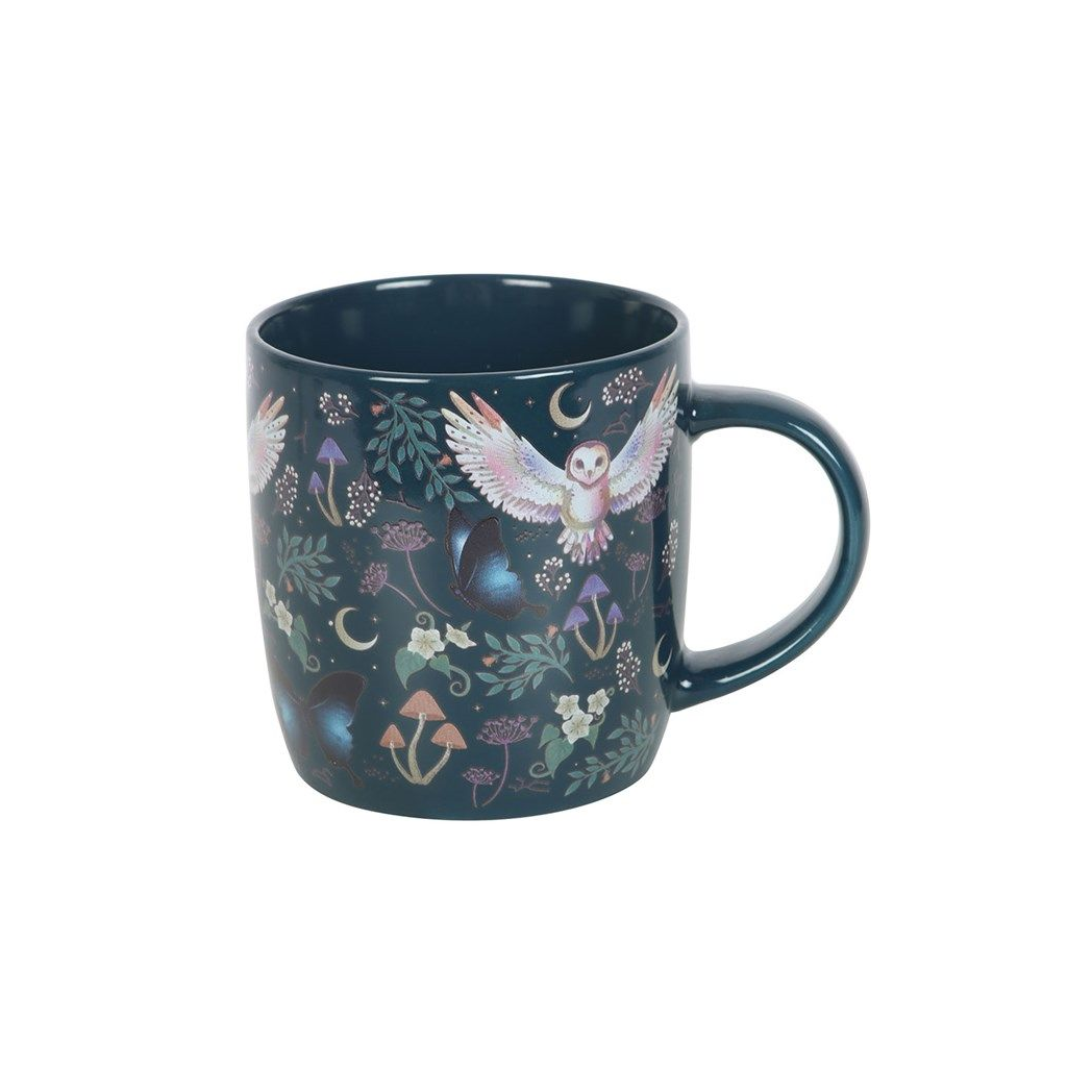 Owl Print Ceramic Mug