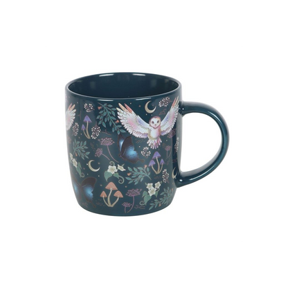 Owl Print Ceramic Mug